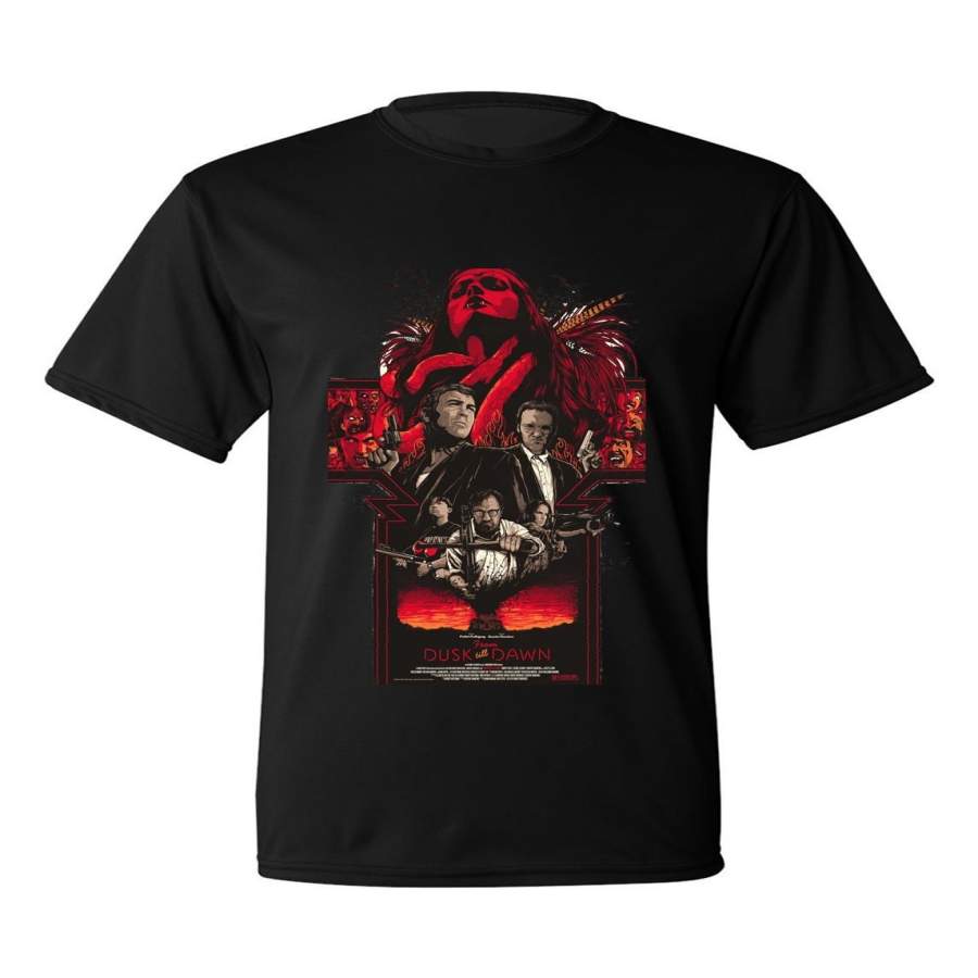 From Dusk Till Dawn Vintage Horror Vampire Movie Men’S T Shirt