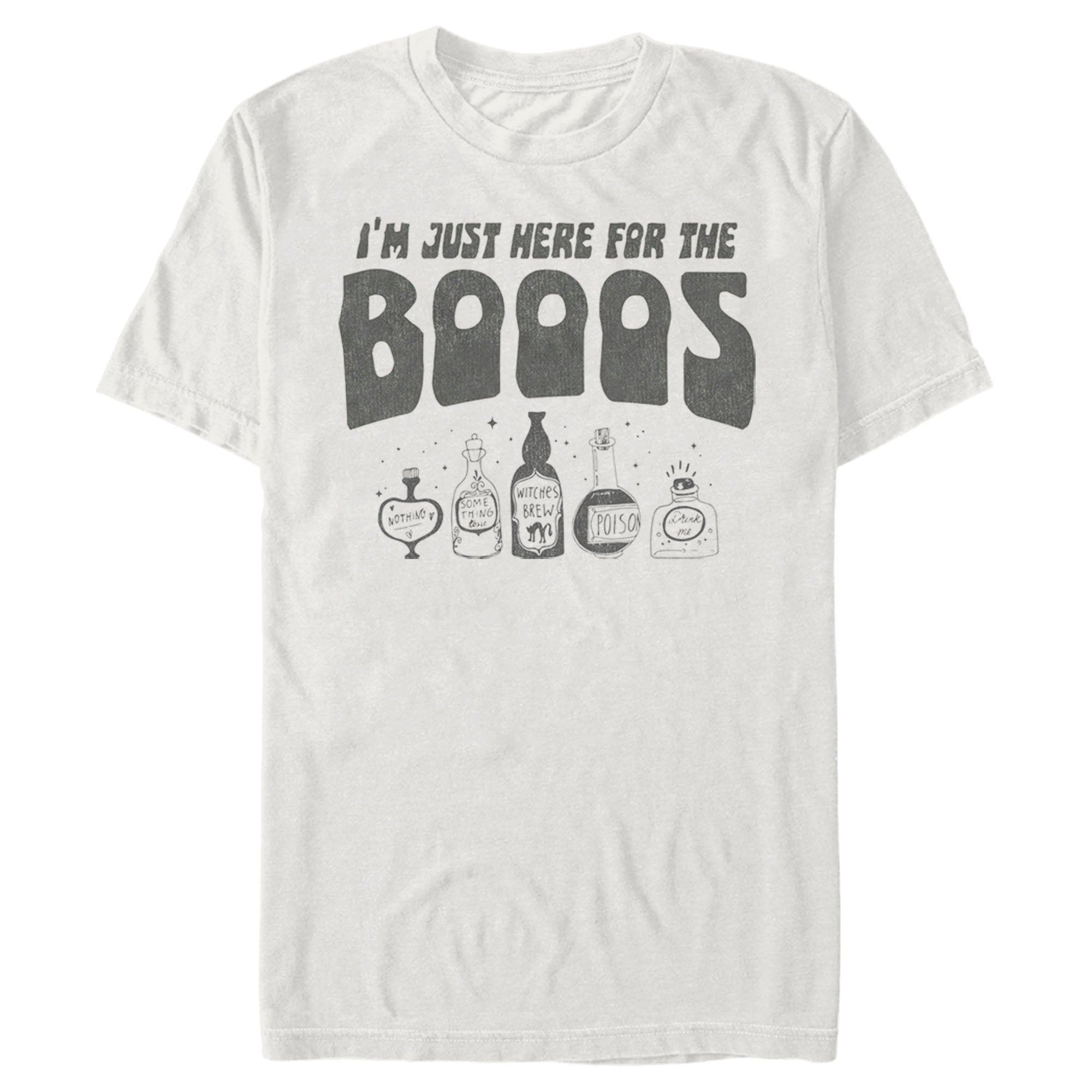 Lost Gods Men’S Halloween I’M Just Here For The Booos  T-Shirt