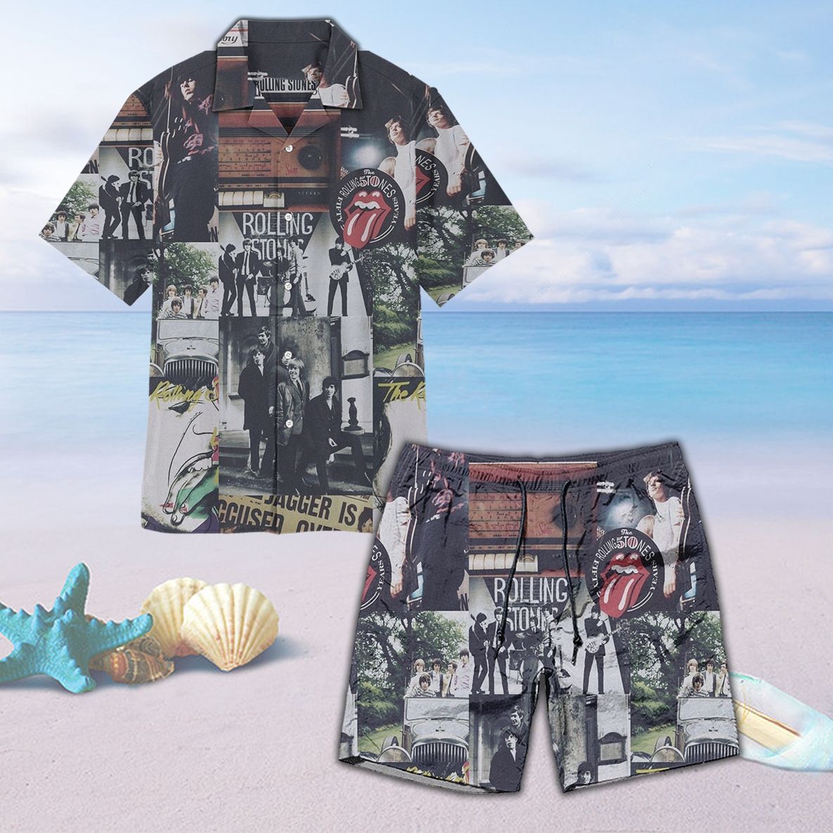 The Classic Tongue Unisex Hawaiian Shirt Beach Short Ha7402