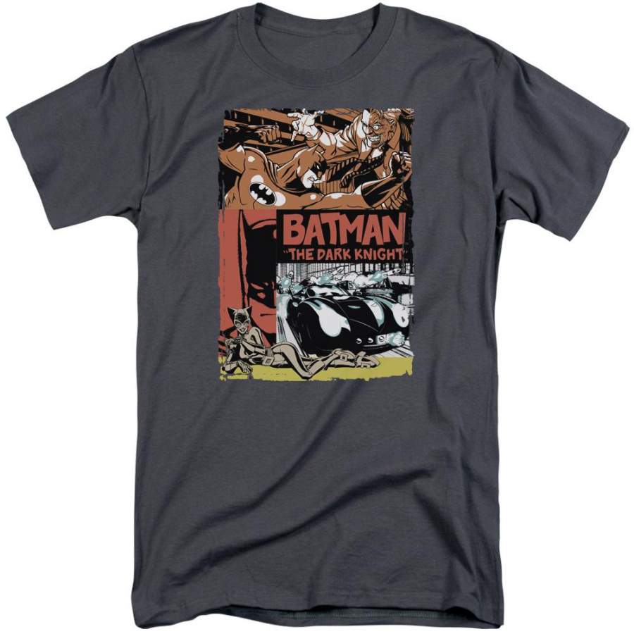 Batman – Old Movie Poster Short Sleeve Adult Tall