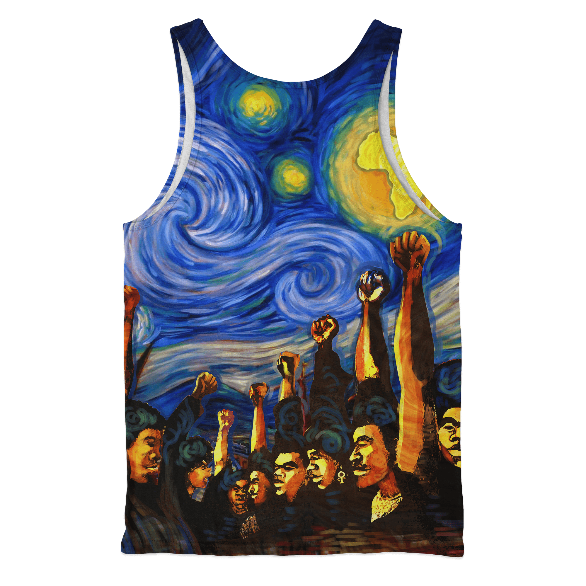 Greek Life Tank Top – Starry Night Black Power