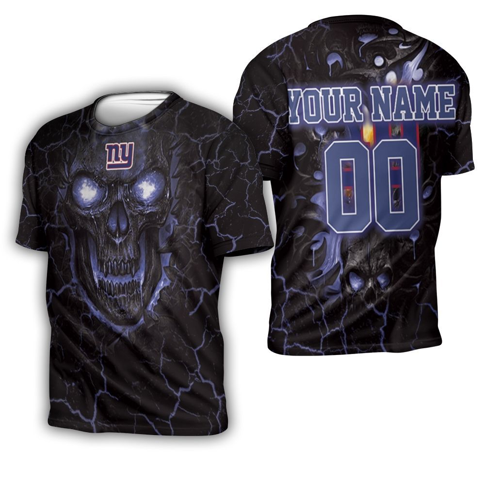 Lava Skull New York Giants 3D Personalized 3D T-Shirt