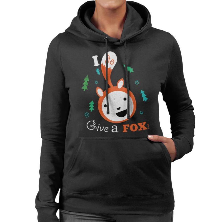 I Do Give A Fox Women’s Hooded Sweatshirt