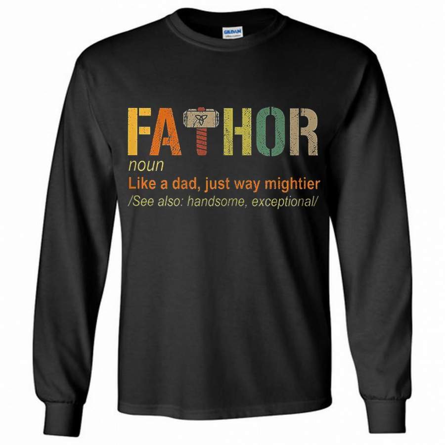 Viking Fa-Thor Father’s Day Gift Long Shirt