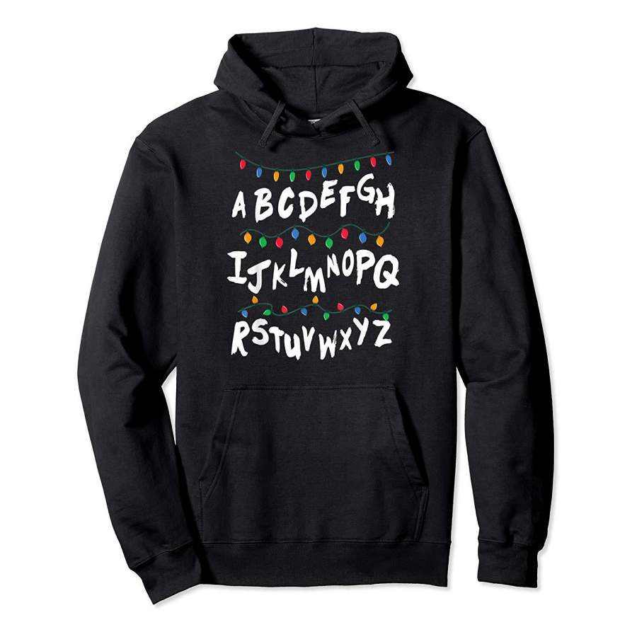 Alphabet Christmas Lights T shirt Stranger Tee Gift Hoodie Premium Tee