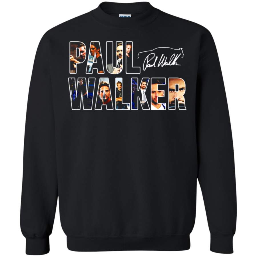 AGR Paul Walker The Actor Through His Name Signature Sweatshirt