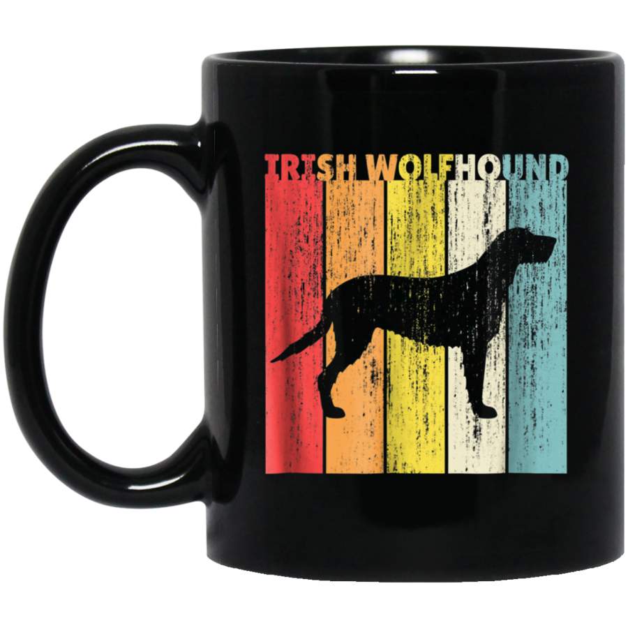 Irish Wolfhound Vintage Mug Dog Retro Style Gift