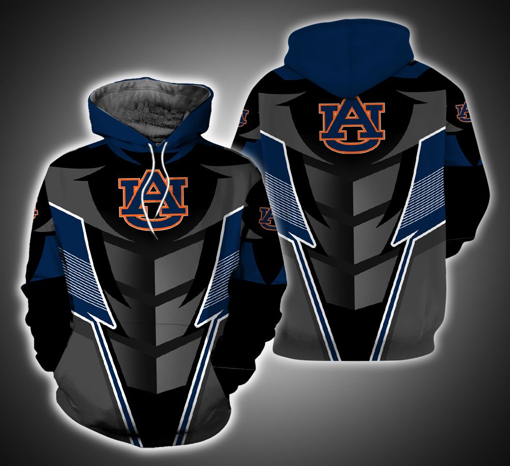 Auburn Tigers Armor 3D Printed Hoodie