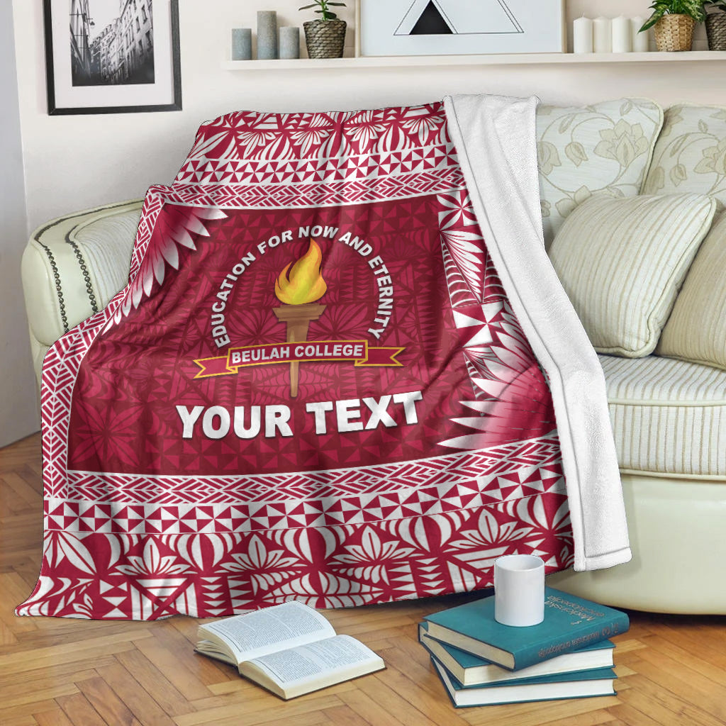 (Custom Personalised) Tonga Beulah College Premium Blanket Simplified Version Lt8