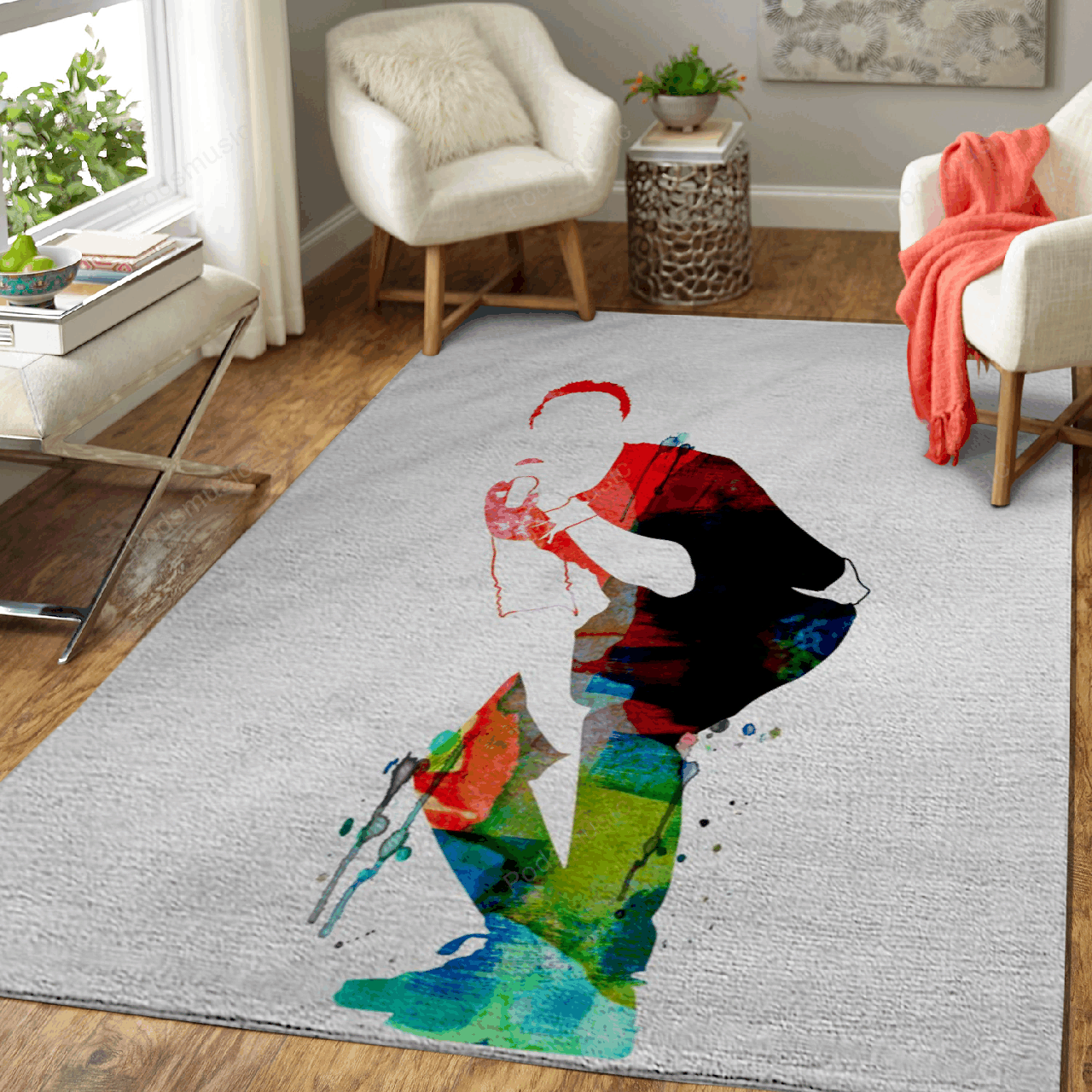 Coldplay Watercolor – Music Legends Art For Fans Area Rug Carpet