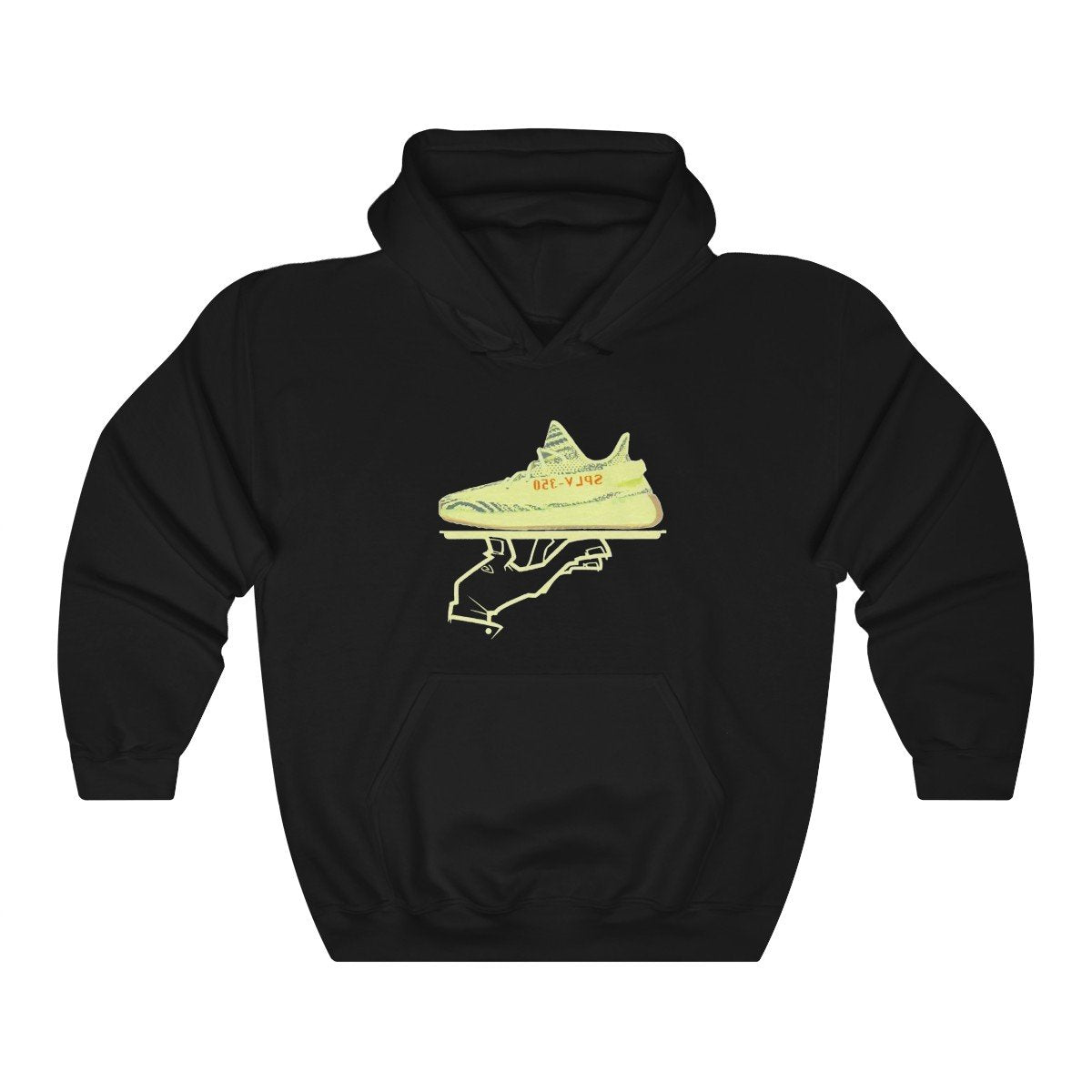 Yeezy Boost 350 V2 Semi Frozen Yellow Sneakermatch Unisex Hoodie