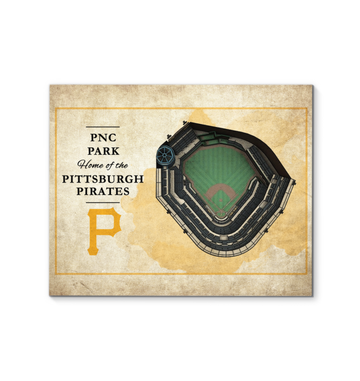 3D Graphics Pittsburgh Pirates Stadium Canvas