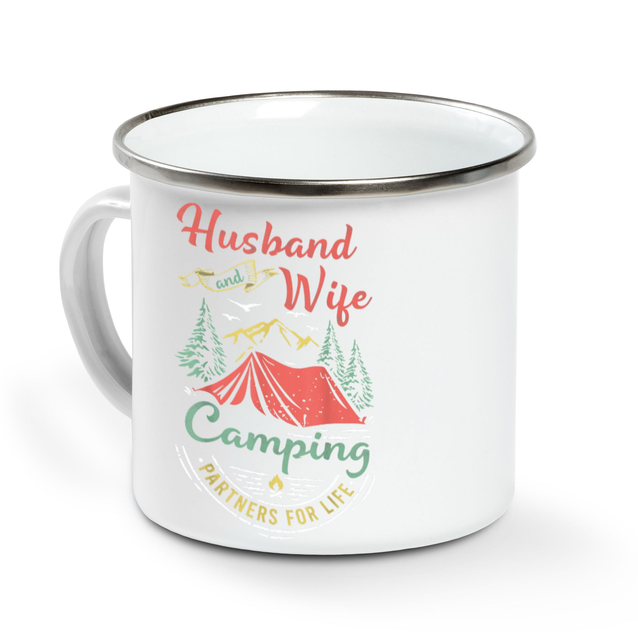 Husband and Wife Camping Partners for Life Camping Couple – Campfire Mug