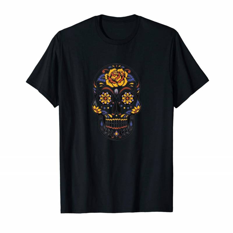 Womens Day Of The Dead Sugar Skull Dia De Los Muertos Teens Gift T-shirt