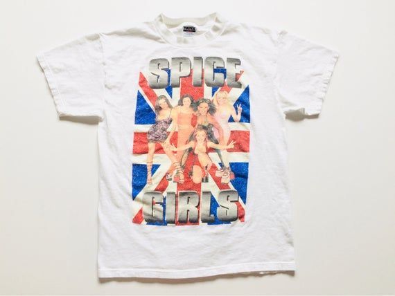 Vtg Spice Girls Spiceworld Tour 1998 Shirt Arge Shirt