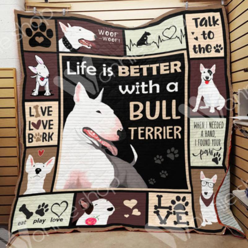 Bull Terrier Dog Blanket NOV0801 95O47