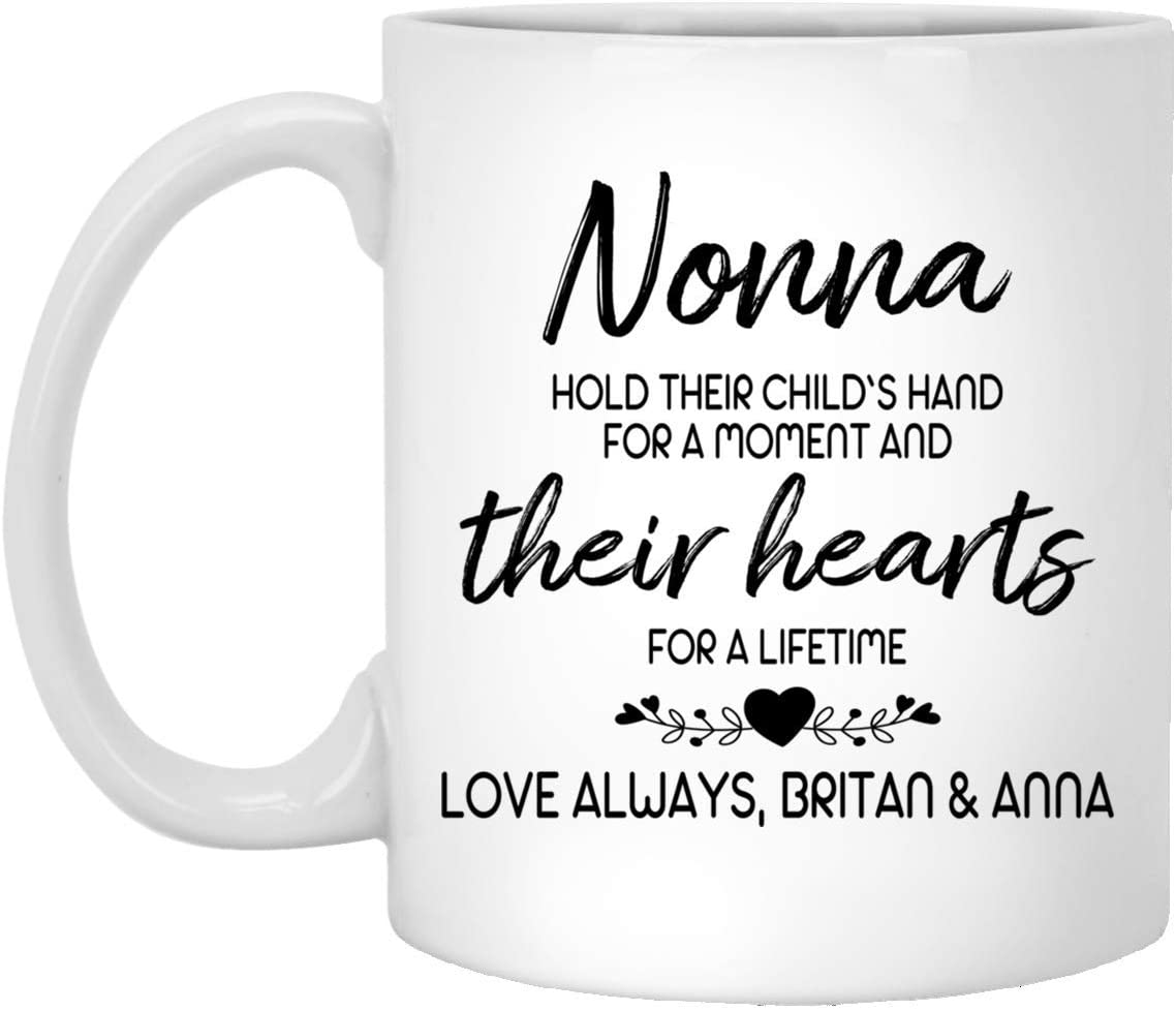 Personalized Nonna Coffee Mug – Coffee Mug For Nonna – Coffee Mug For Mothers – Family Coffee Mug – Mother’S Day Gift 11Oz