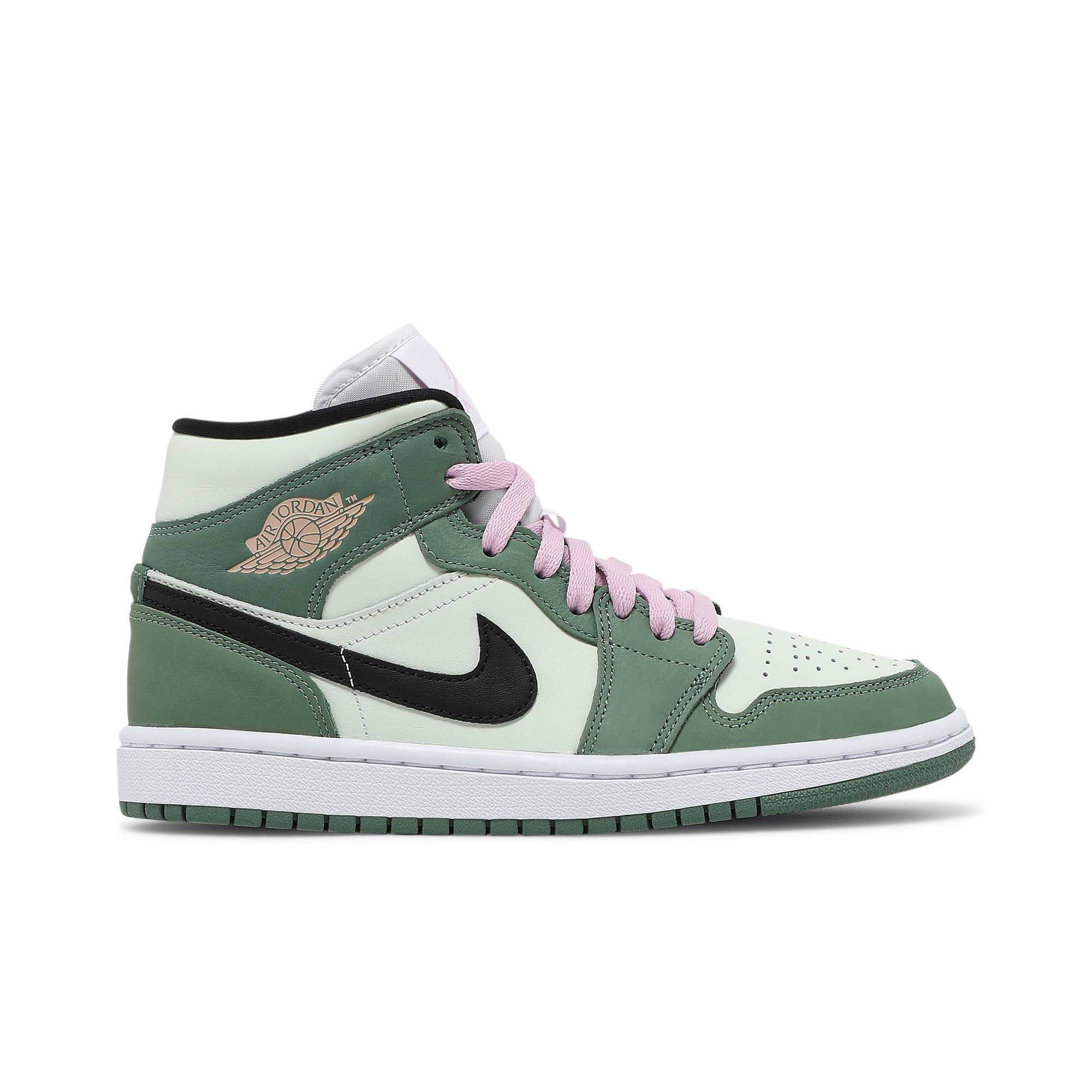 Jordan 1 Mid Dutch Green Women?s 601414