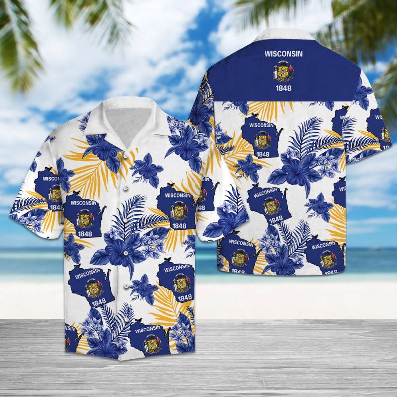 Wisconsin Proud G5731- Hawaiian Shirt