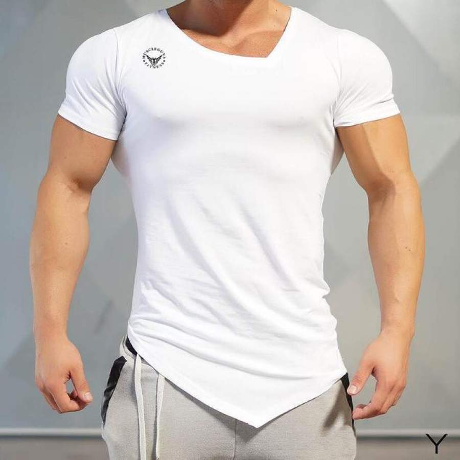 Men T-Shirts Golds Animal gyms Brand Fitness Bodybuilding Workout Clothes Man Cotton Sporting T Shirt