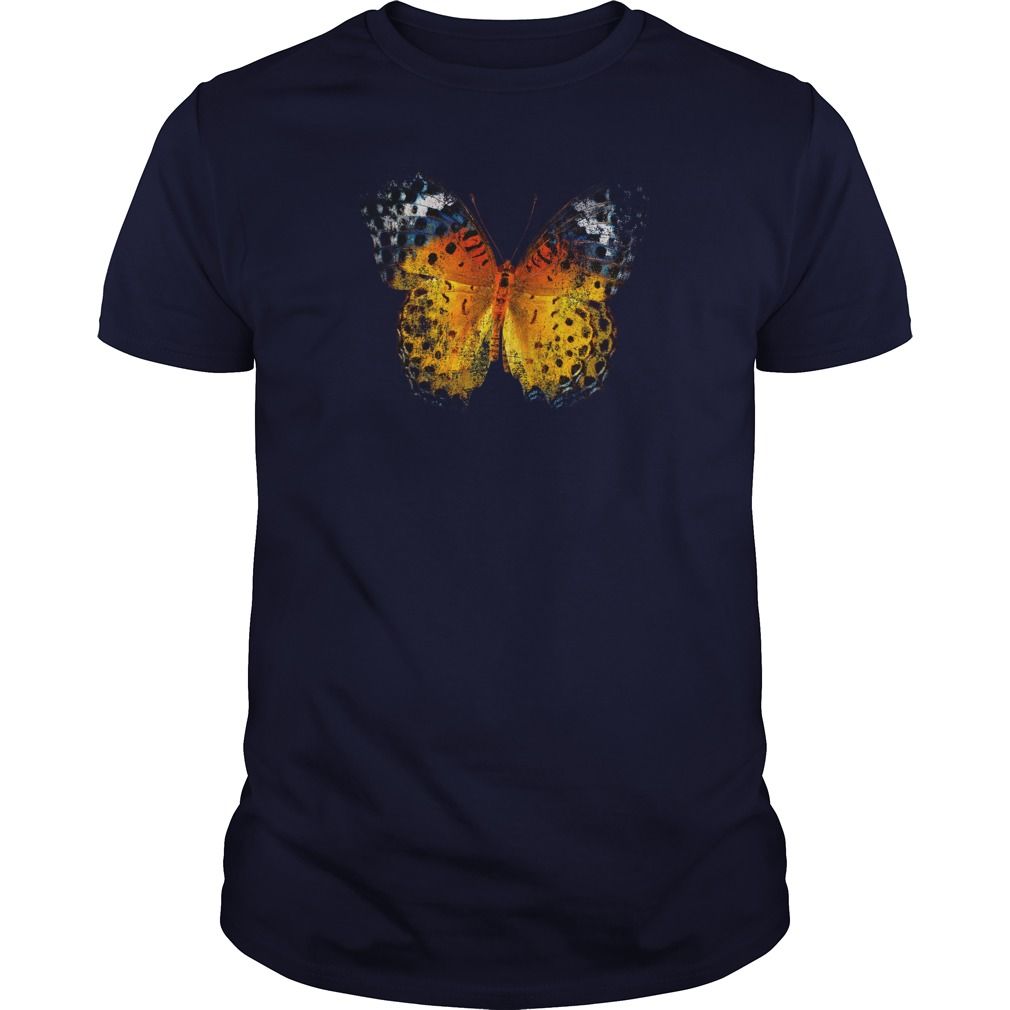 Tiger Orange Butterfly Shirt