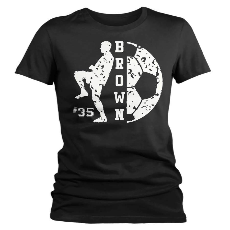 Personalized Soccer T Shirt Custom Soccer Shirts Soccer Mom T Shirt Personalized Shirts Boy Mom