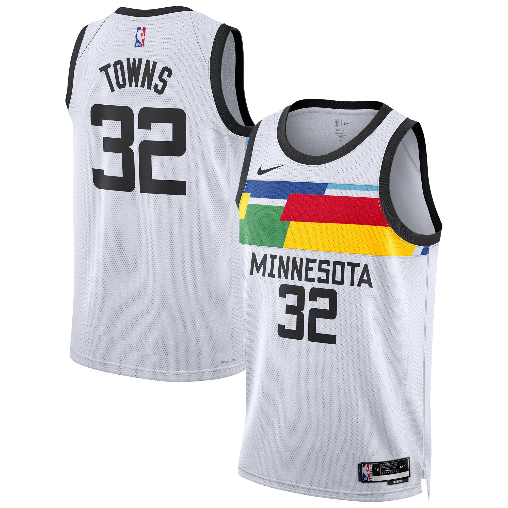 Karl-Anthony Towns Minnesota Timberwolves Unisex 2022/23 Swingman Jersey – City Edition – White