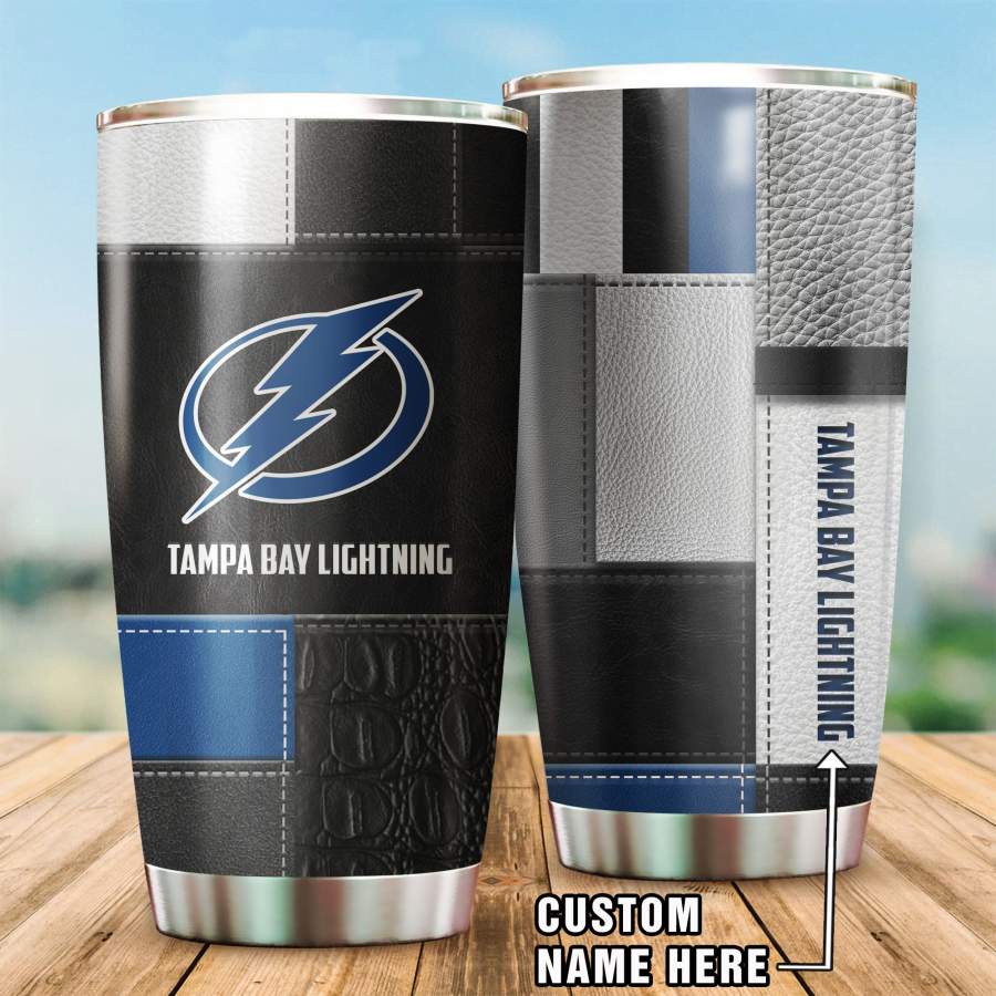 Tampa Bay Lightning  Printed Stainless Steel Insulated Tumbler Cup