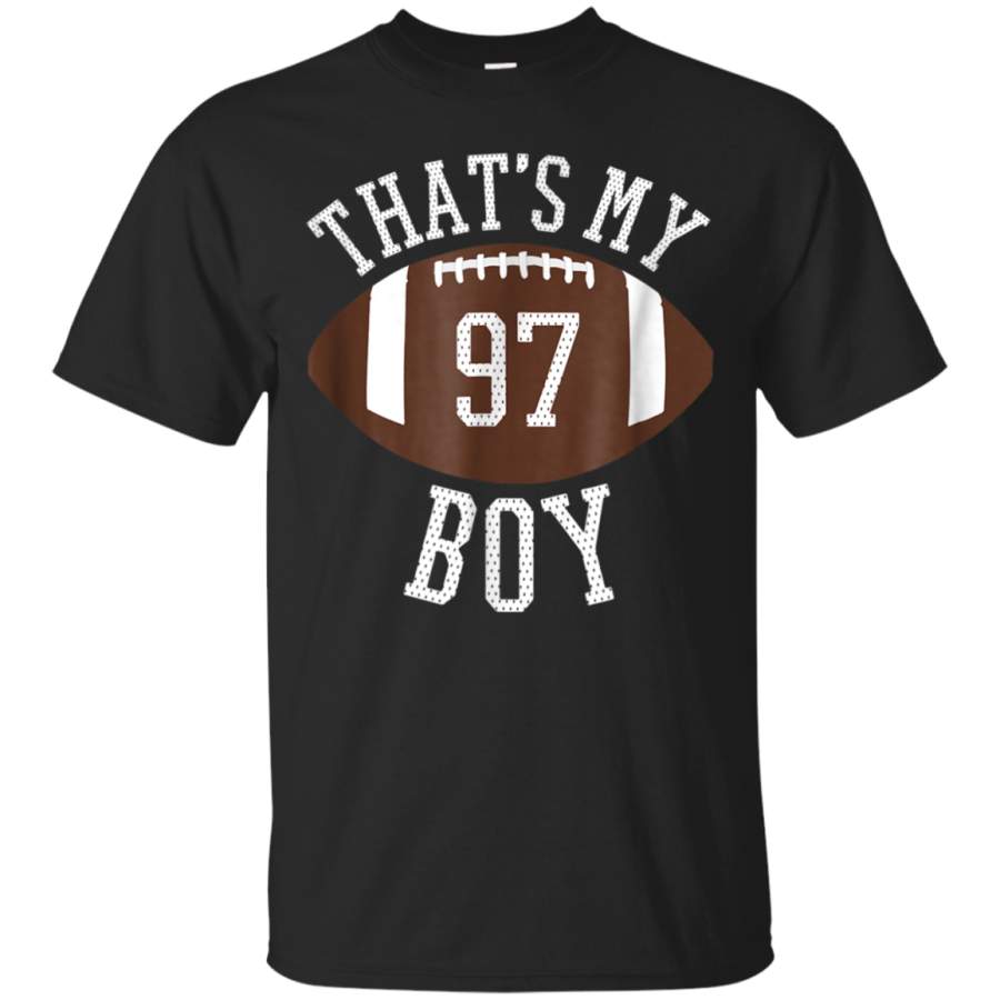 AGR 97 Thats My Boy Baseball Number Shirt-Baseball Mom  Dad Tee