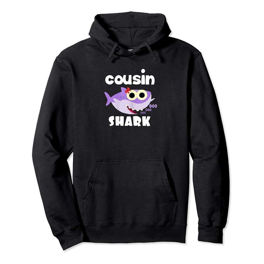 Baby Shark Shirt For Cousin  Doo Doo Doo   Cousin Shark Hoodie Premium Tee