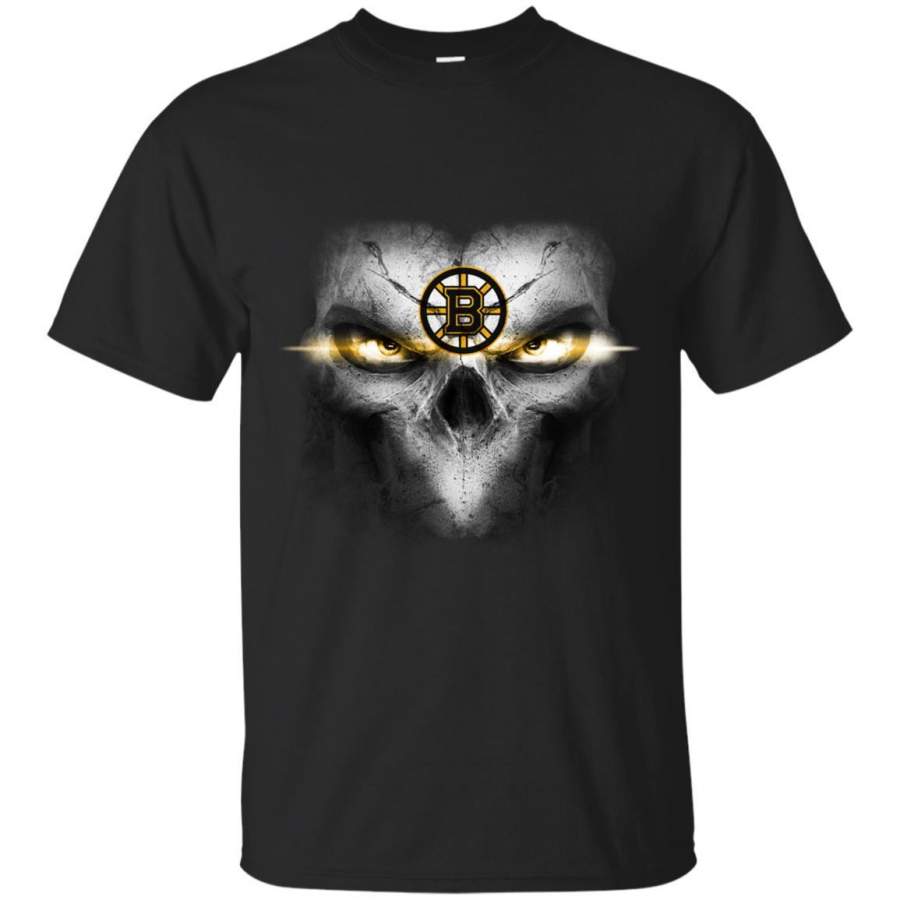 Boston Bruins Skulls Of Fantasy Logo T Shirts