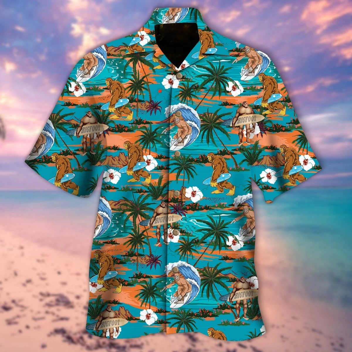 Bigfoot Hawaii Shirt Unisex Adult Ha96605