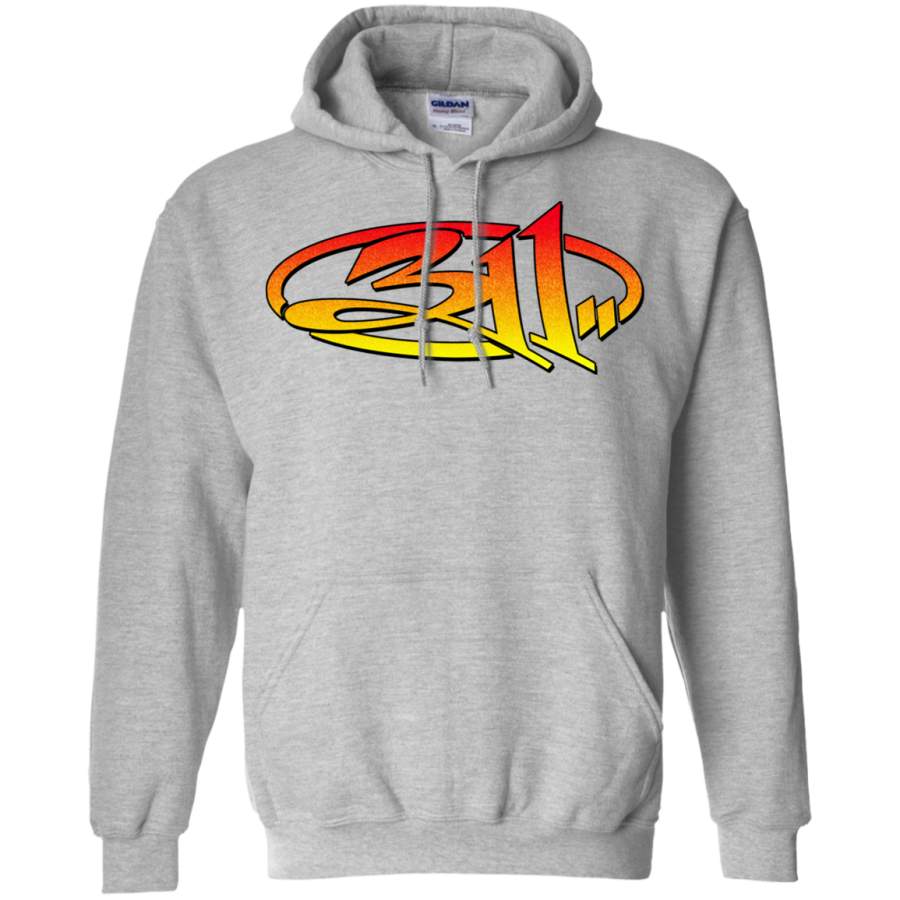 AGR 311 Band Logo Gildan Pullover Hoodie