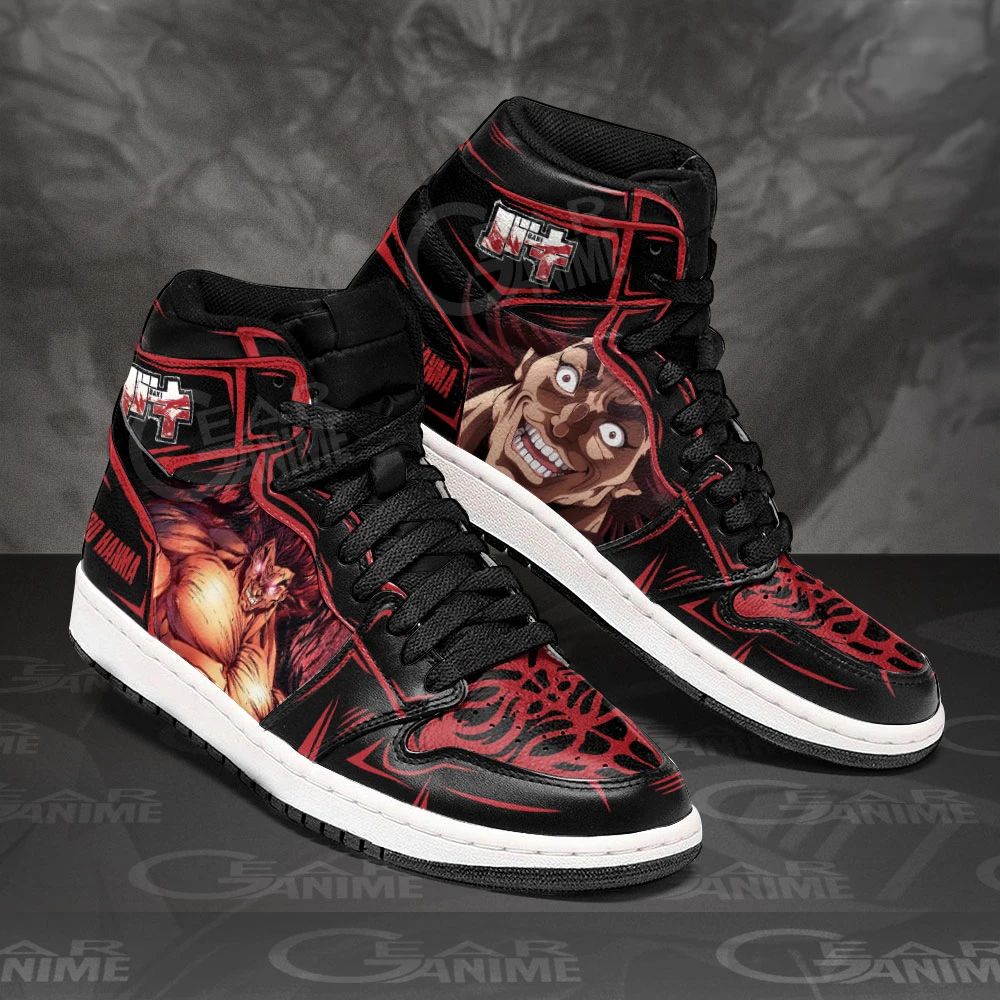 Yujiro Hanma Sneakers Baki Custom Anime Shoes Mn11 Unisex Men Women