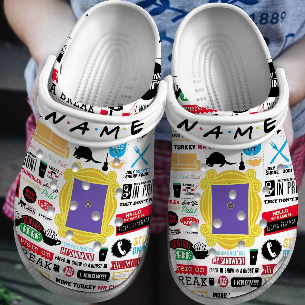 Central Perk Friends Tv Series Crocss Clogs For Men Women And Kid Tr1805427643-1