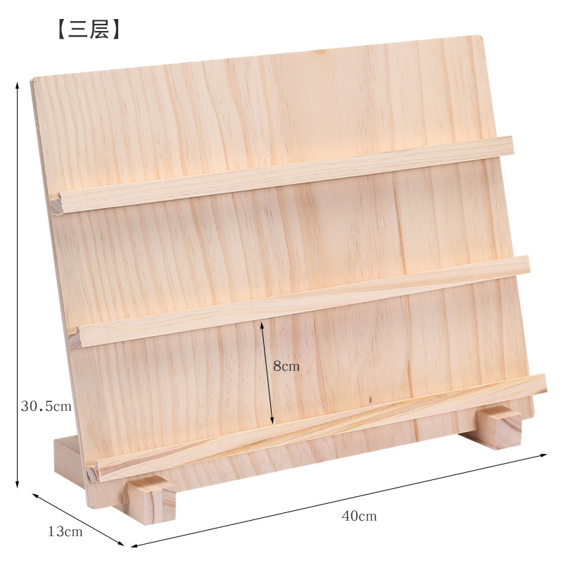 2/3/4/5 Layer Wooden Ear Stud Holder Earring Stand Display Rack Luxury Jewelry Stand Display Holder Rack Tower alx