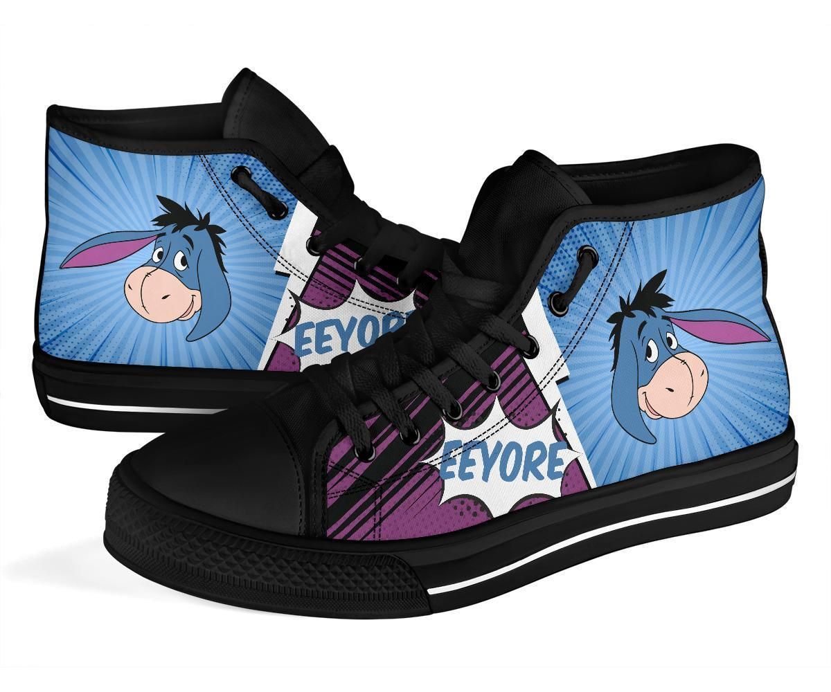 Eeyore Sneakers Winnie The Pooh Friends High Top Shoes Fan High Top Shoes VA95