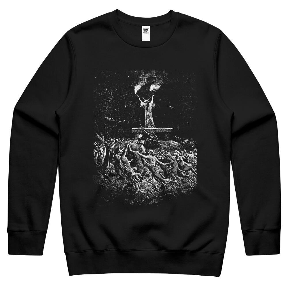 Gustave Dore – Witches Dancing At A Sabbath Crewneck Sweatshirt