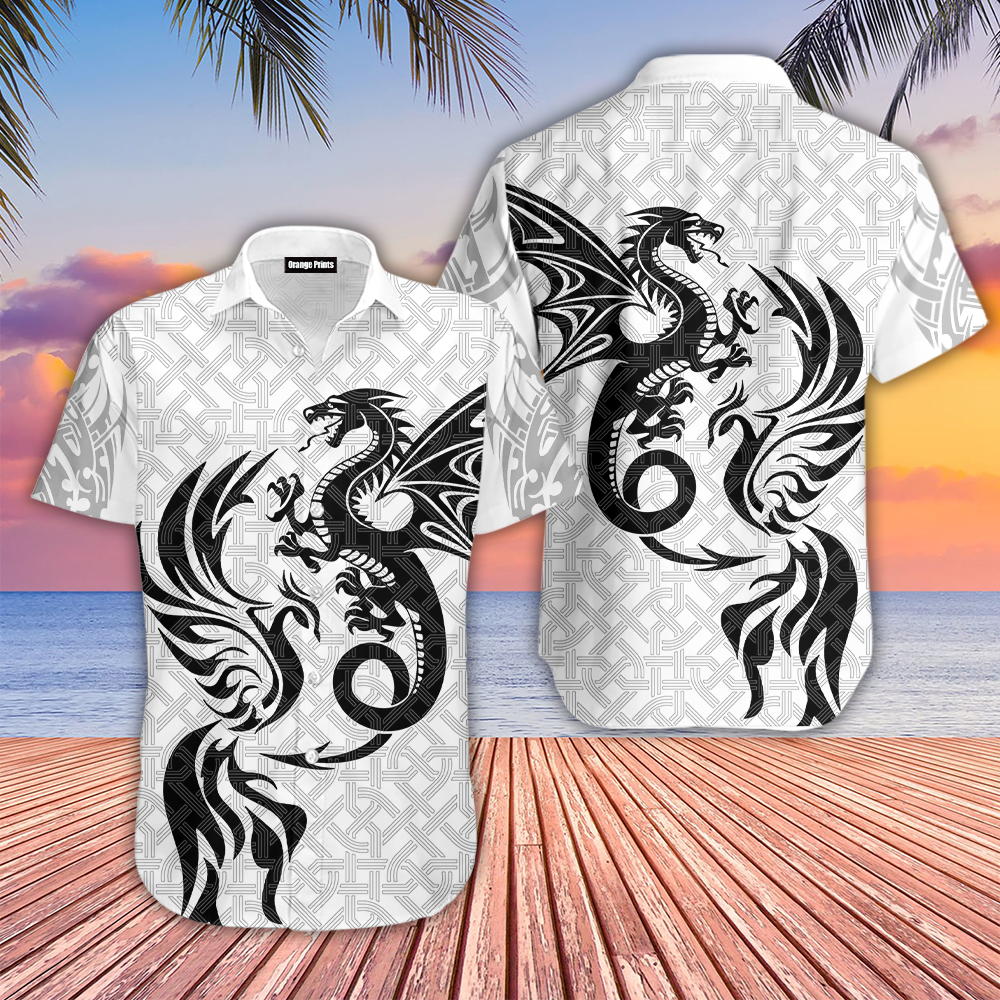 White Dragon Hawaii Shirt For Men And Women Ha81108