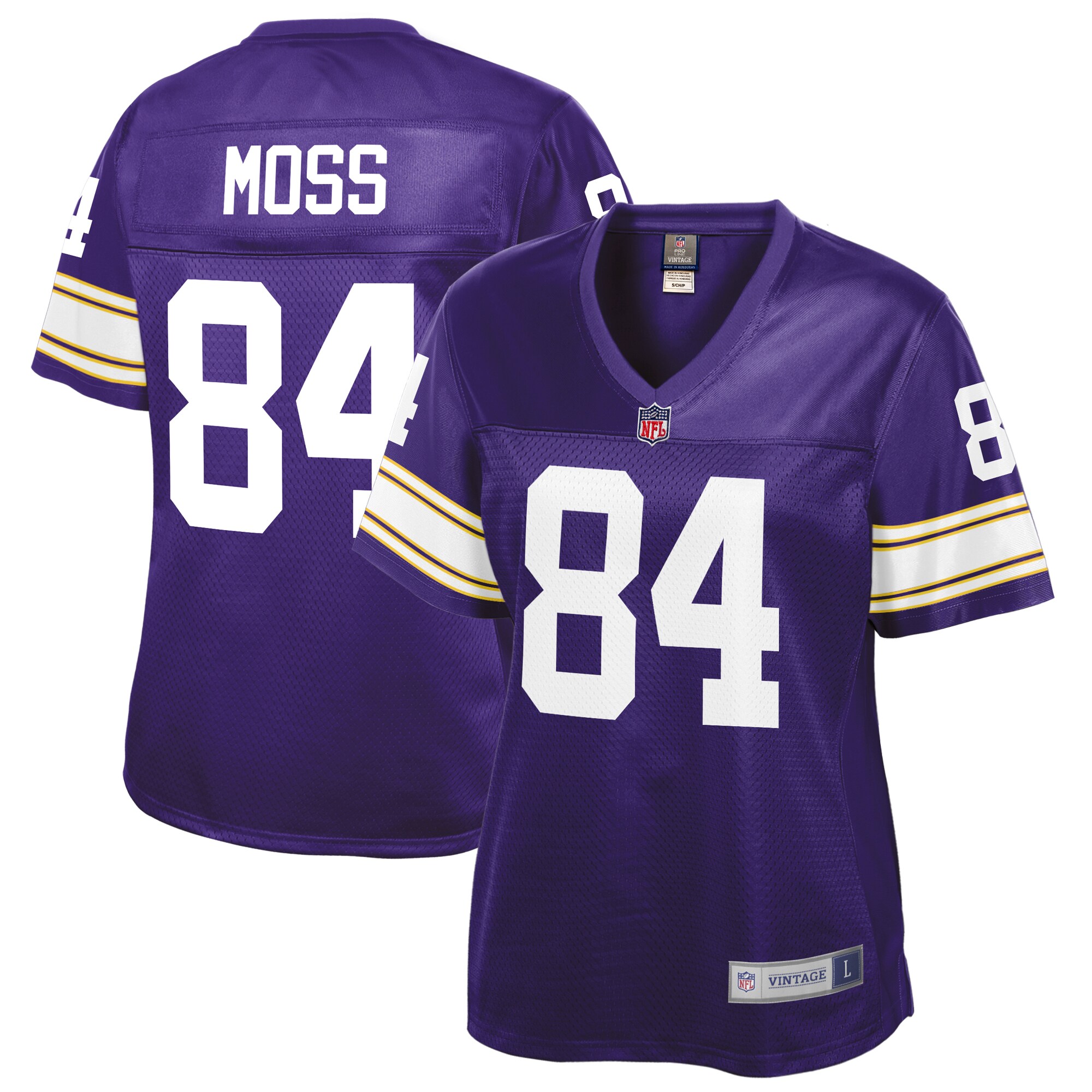 Randy Moss Minnesota Vikings NFL Pro Line Women's Retired Player Replica Jersey – Purple