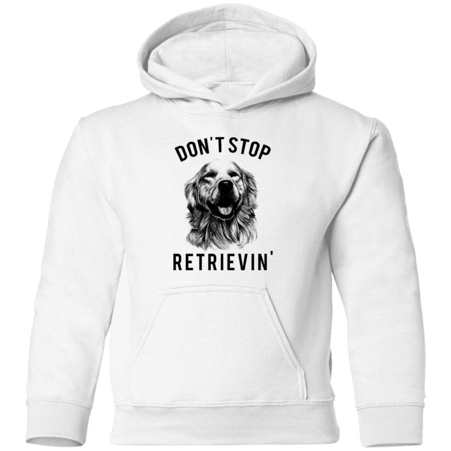 AGR Golden Retriever Don’t Stop Retrievin’ Toddler Pullover Hoodie