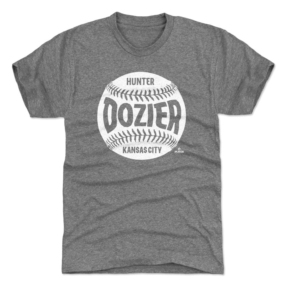 Hunter Dozier Kansas City Baseball Wht/Unisex Tee/3Xl