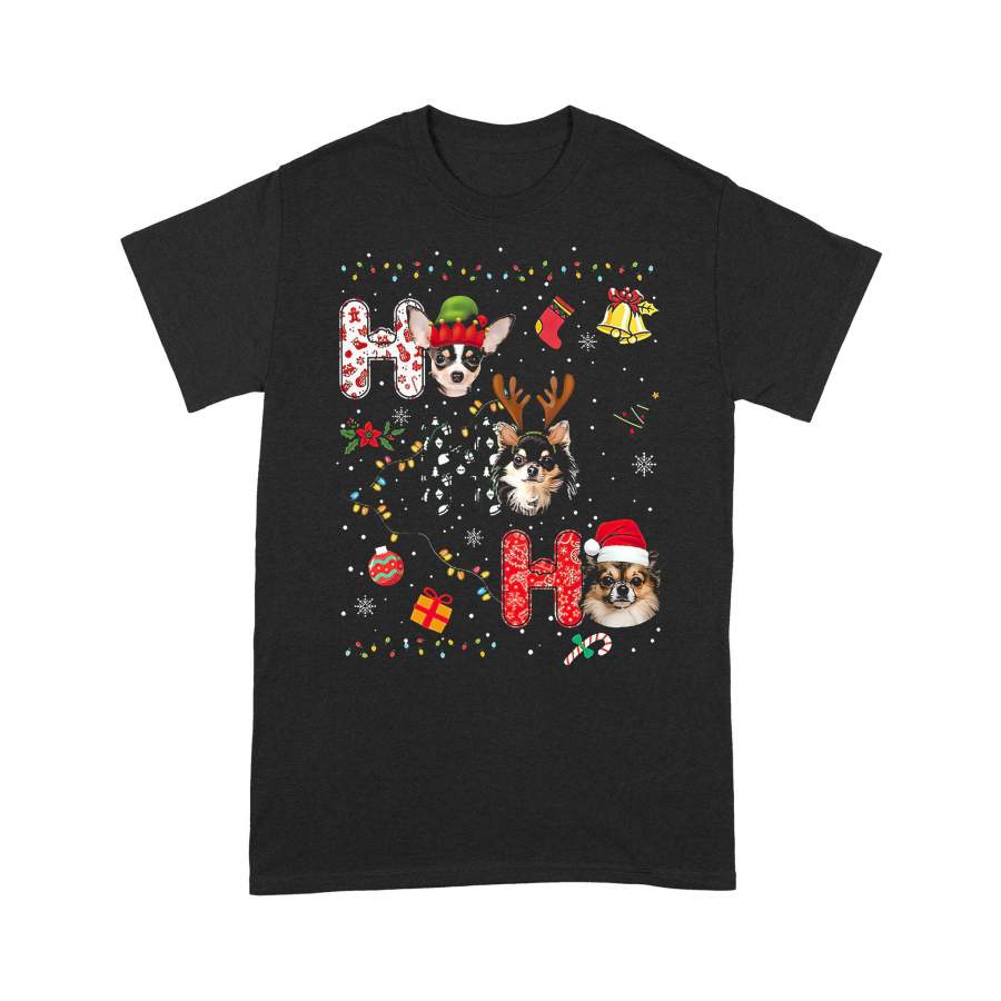 Chihuahua Say Ho Ho Ho Ugly Christmas T-shirt