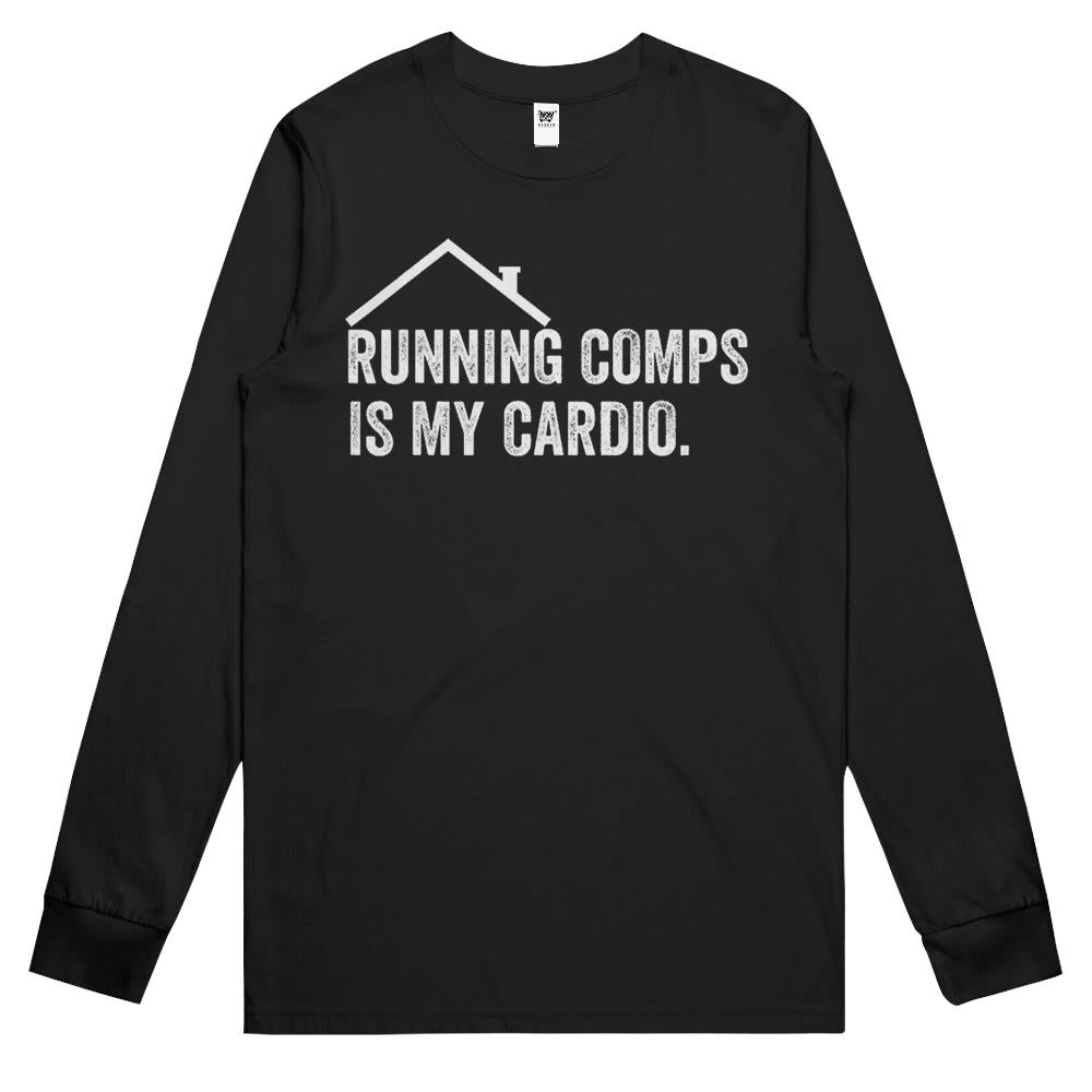 Running Comps Is My Cardio Funny Realtor Apparel Men Women Long Sleeve T Shirts