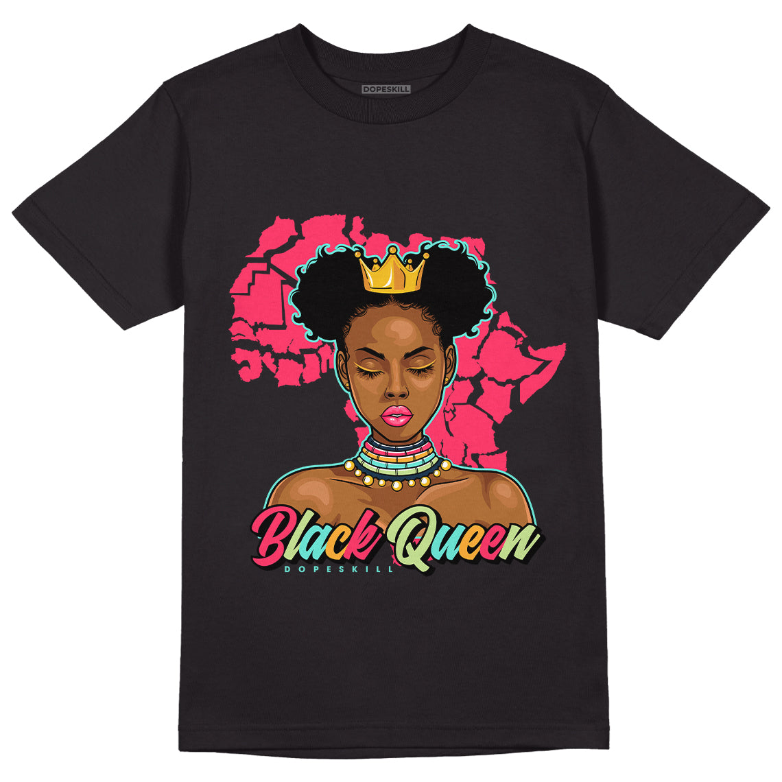 JD 1 Low Flyease Bio Hack Dopeskill T-Shirt Black Queen Graphic