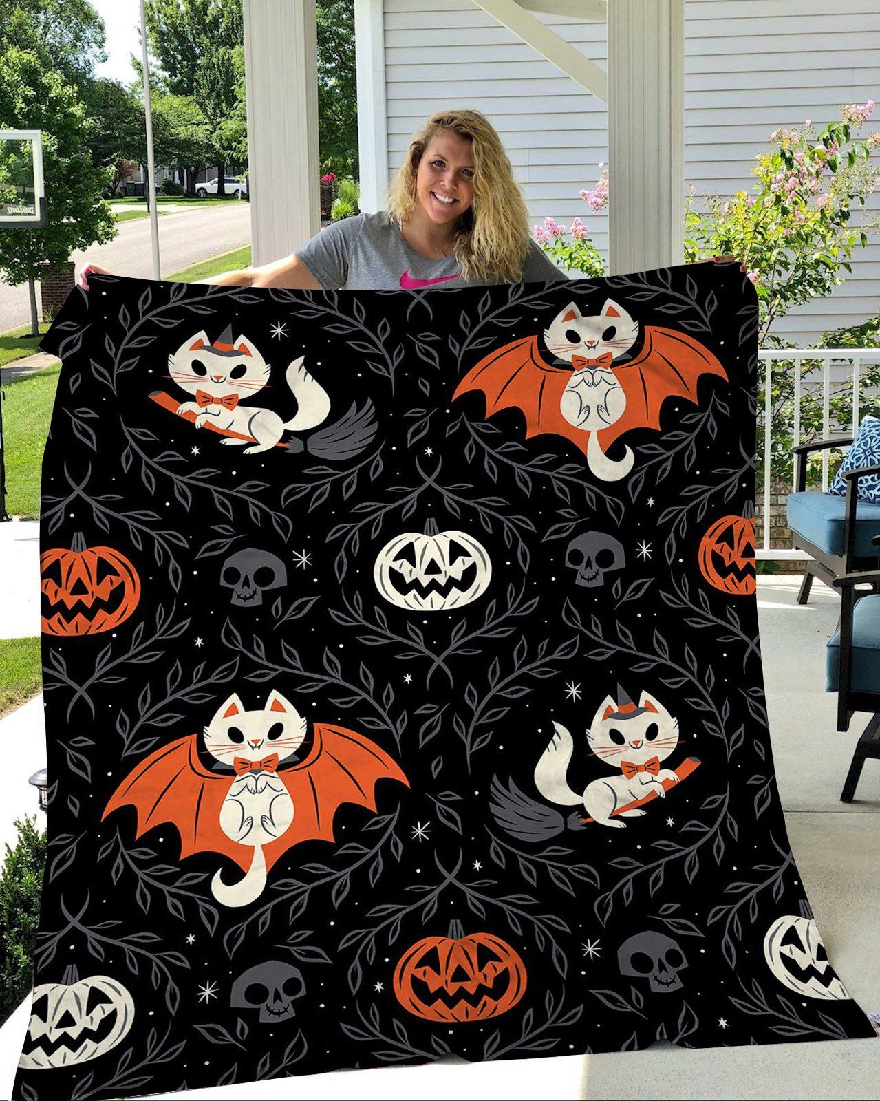 Get Now Cat Halloween Blanket – 3DQ70