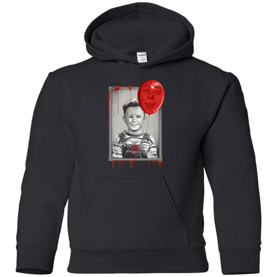 AGR Stephen King Movie IT Pennywise Youth Pullover Hoodie