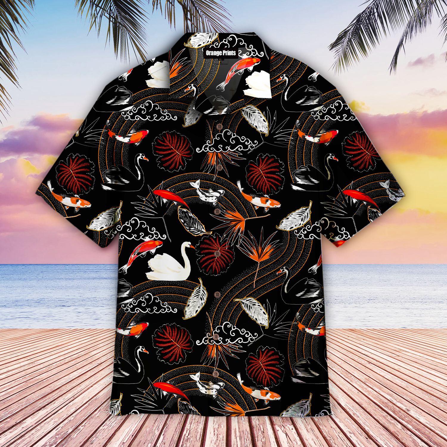 Beautiful Oriental Koi Fish Hawaii Shirt For Men Women Ha81228