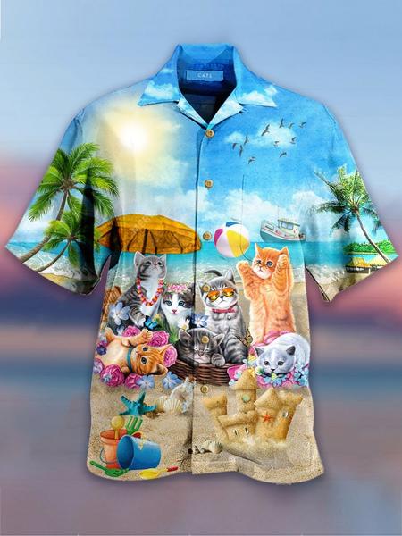 Cats Hawaii Shirt Hawaii For Hawaii Aloha Ha64869