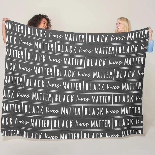 Black Lives Matter Blm Modern Urban Trendy Cool Fleece Blanket Fleece Blanket, Blanket Sofa Bed, 3D Blanket